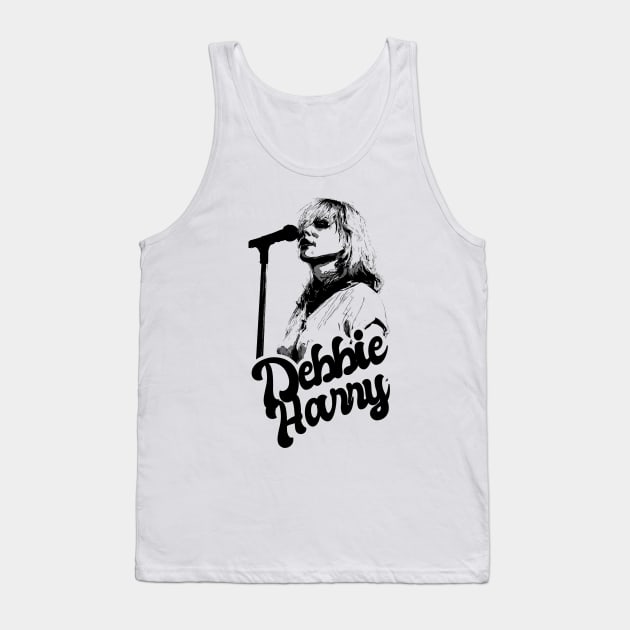 Debbie Harry 80s style classic Tank Top by Hand And Finger